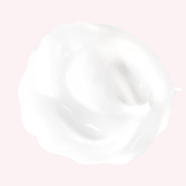 A dollop of Saturday Skin Wide Awake Brightening Eye Cream, showing off the hydrating and creamy texture