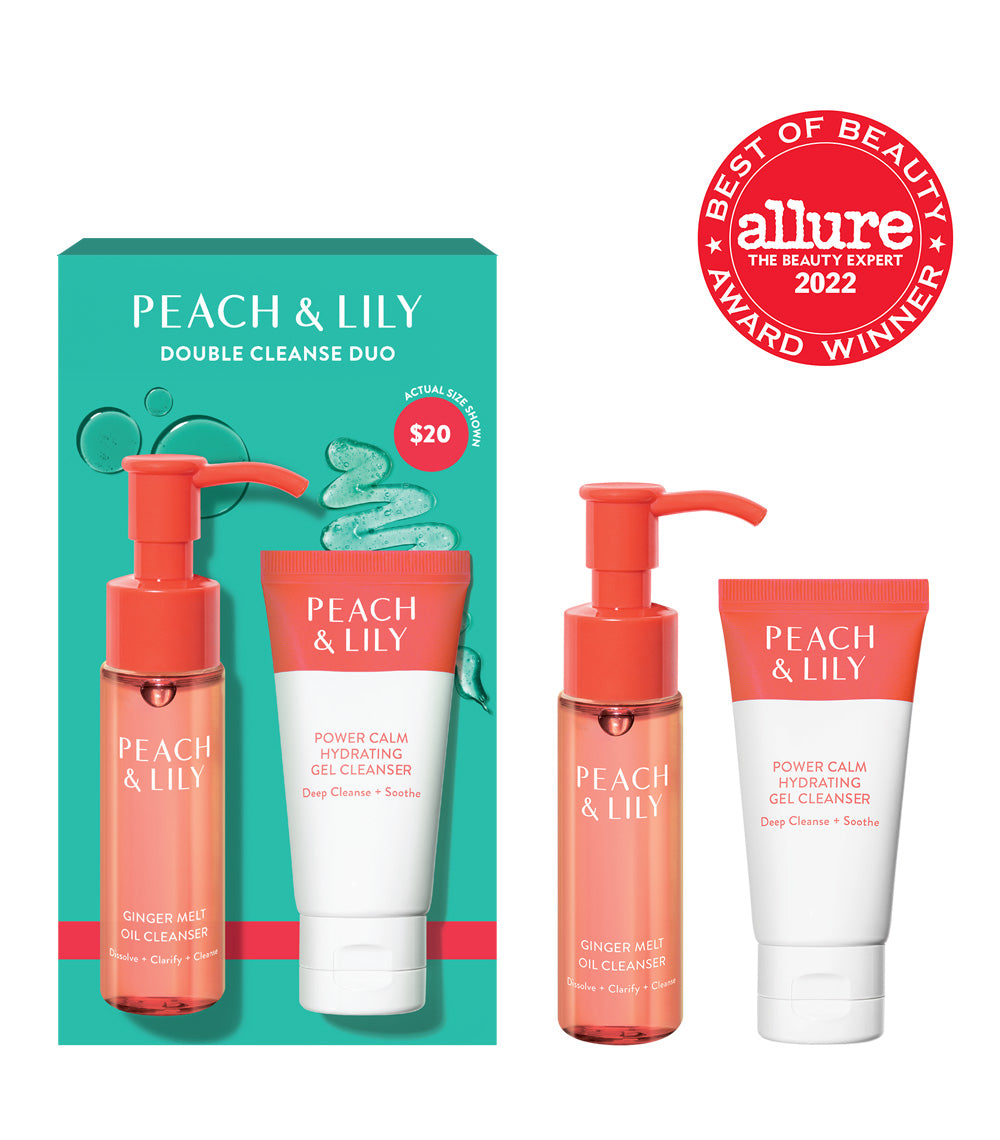Double Cleanse Travel Set by Peach & Lily